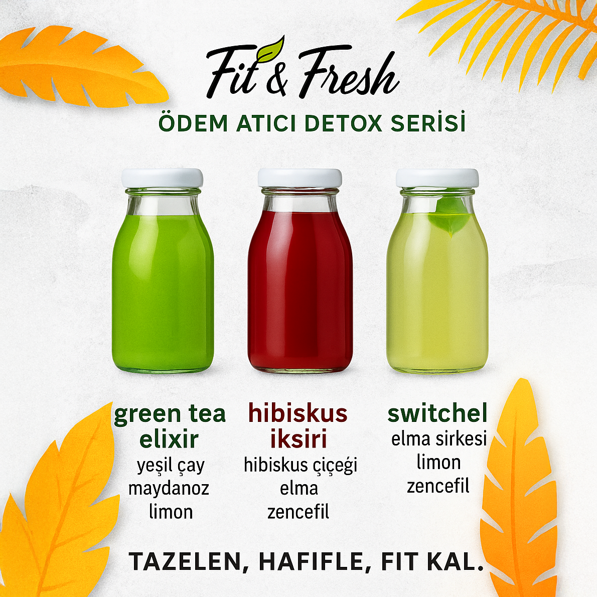 odematici Detoks Seninle Güzel - 6'lı İçecek - Görsel 1